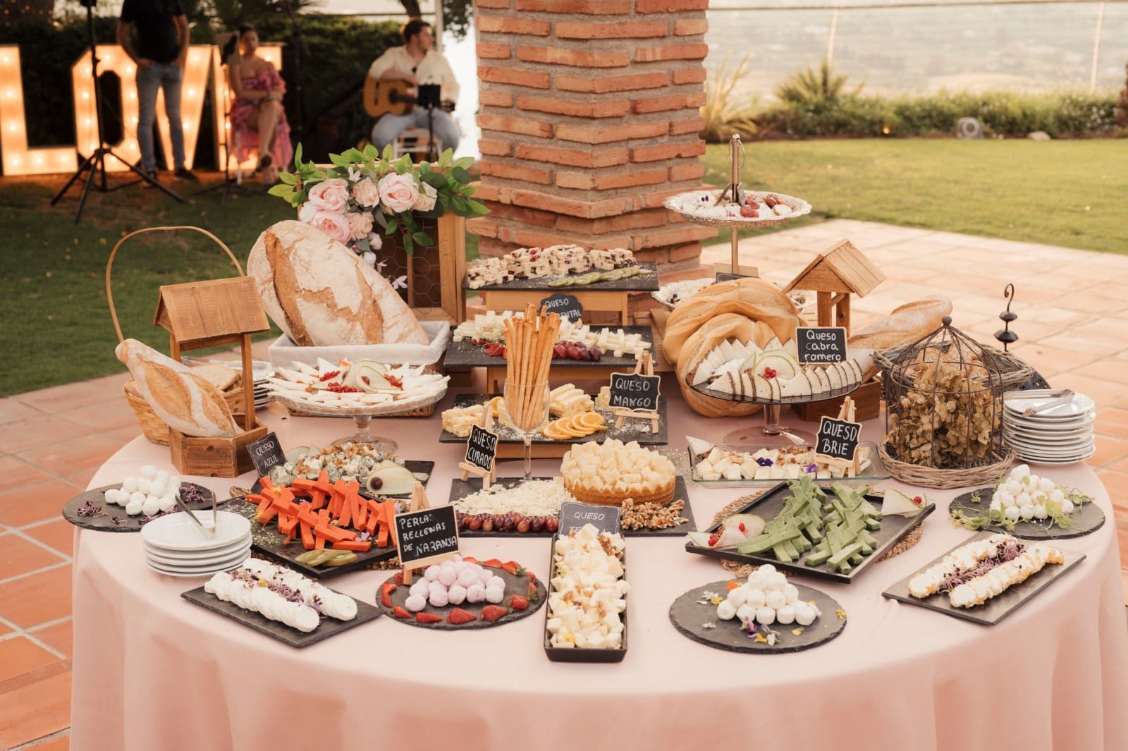 mesa de quesos para bodas